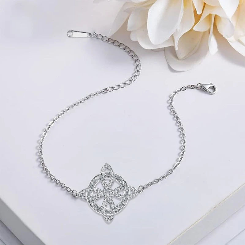 Celtic Knot Bracelet — product and styling view 2
