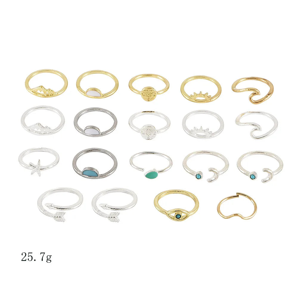 Celestial Ring Stack — product and styling view 6