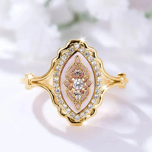 Oval Accent Ring — product and styling view 2