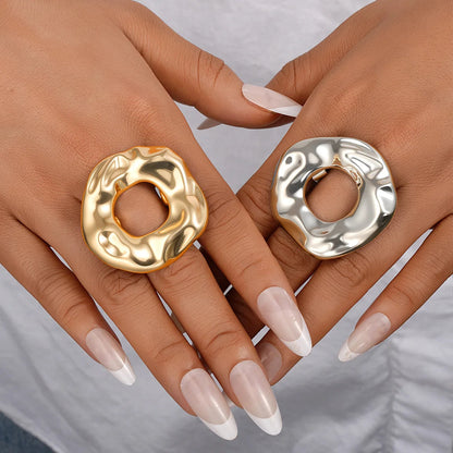 Abstract Ring Duo — product and styling view 1