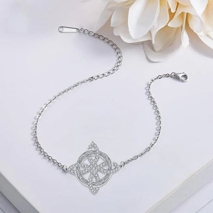 Celtic Knot Bracelet — product and styling view 2