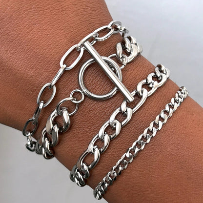 Polished Bracelet Stack — product and styling view 2