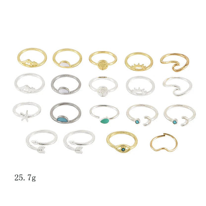 Celestial Ring Stack — product and styling view 6