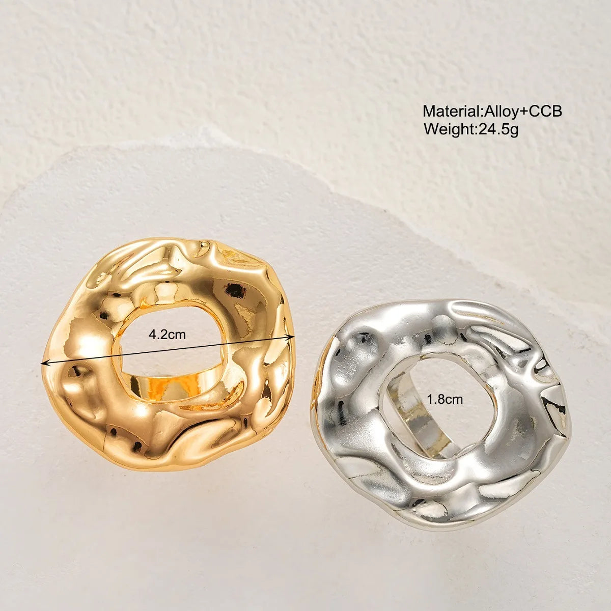 Abstract Ring Duo — product and styling view 6