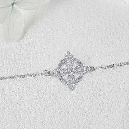 Celtic Knot Bracelet — product and styling view 3
