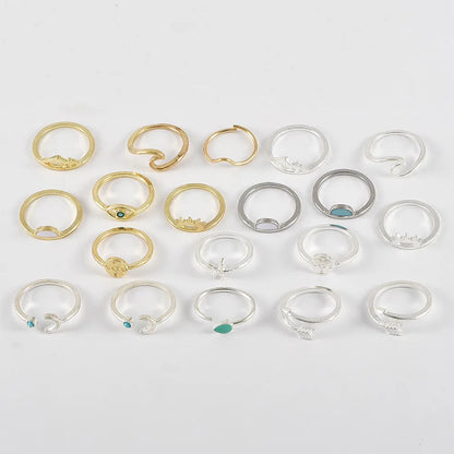 Celestial Ring Stack — product and styling view 3