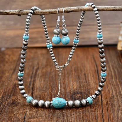 Boho Beaded Jewelry Set — product and styling view 5