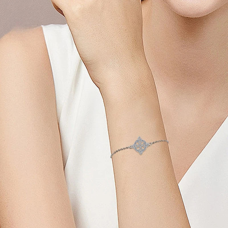 Celtic Knot Bracelet — product and styling view 4