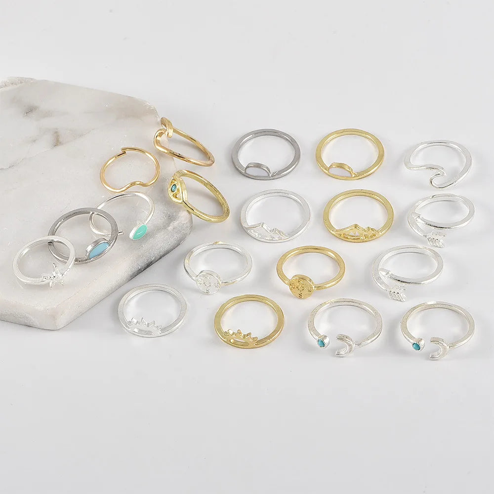 Celestial Ring Stack — product and styling view 4