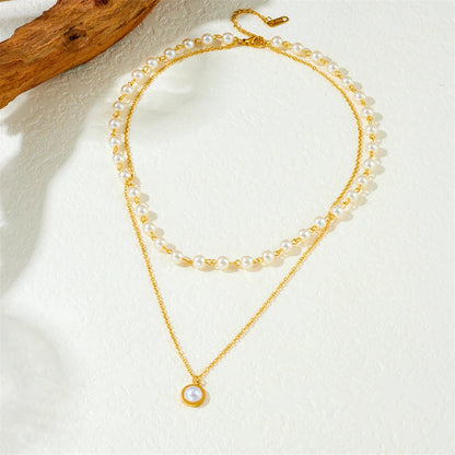 Bead & Pendant Necklace Duo — product and styling view 3