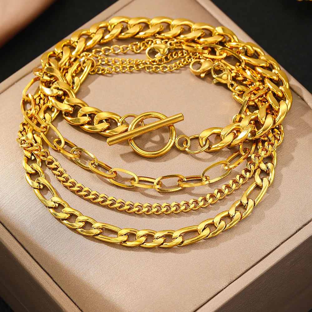 Polished Bracelet Stack — product and styling view 5