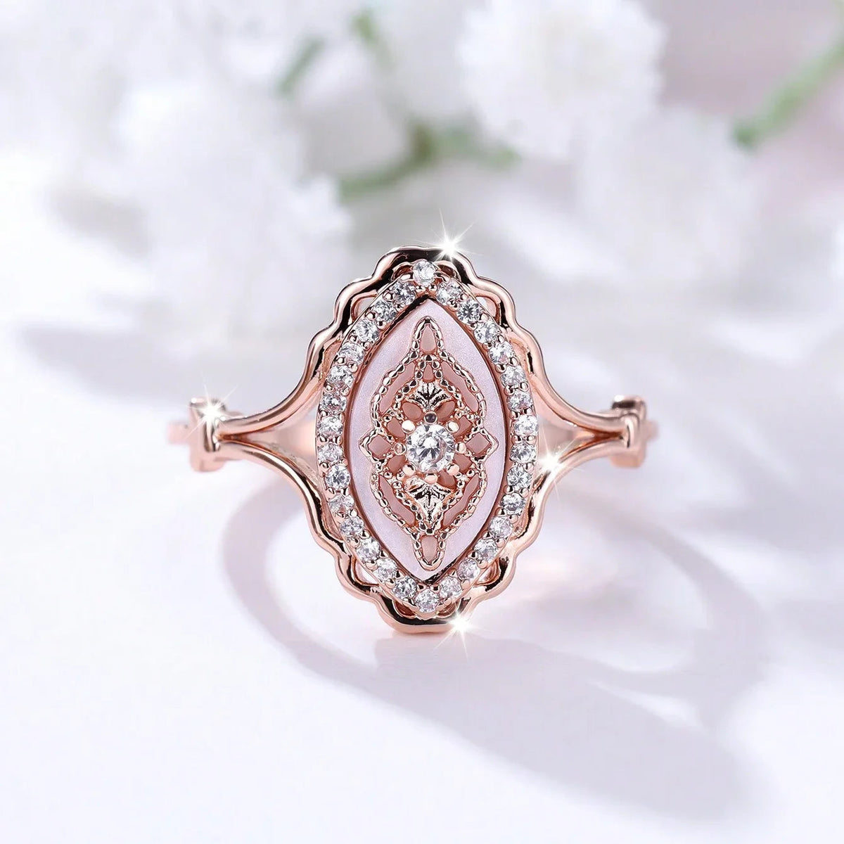 Oval Accent Ring — product and styling view 3