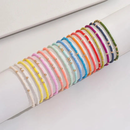 Colorful Beaded Bracelet Stack — product and styling view 5