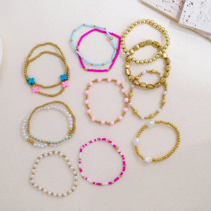 Colorful Charm Bracelet Stack — product and styling view 5