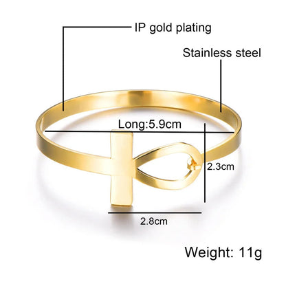Africa & Ankh Bracelet Stack — product and styling view 6